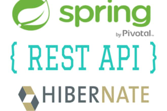 do any java,j2ee,spring mvc,spring data,restfull api tasks