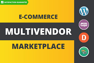build ecommerce multivendor marketplace website using dokan or wcfm