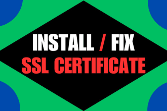 install free SSL certificate fix SSL error fix http issue