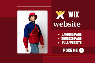 make wix  ecommerce website wix online store landing page