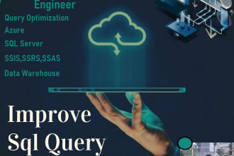 do erd design, database performance, query optimization in any database,azure