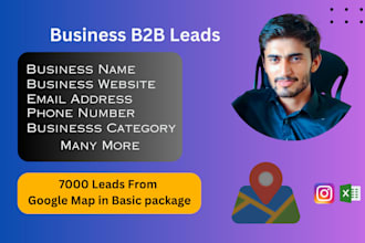 do google map business data scraping with email address list for b2b leads