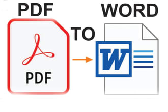 convert PDF to word