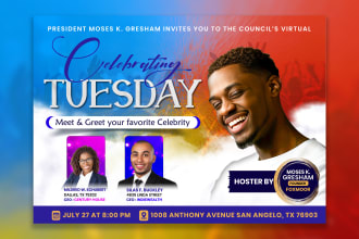 design a classy church flyer, event flyer