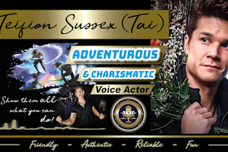 voice your adventurous charismatic heroes