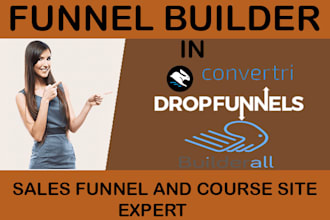 build a high converting dropfunnel, builderall, convertri