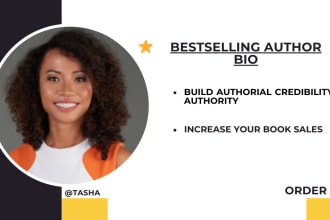 write your best selling author bio