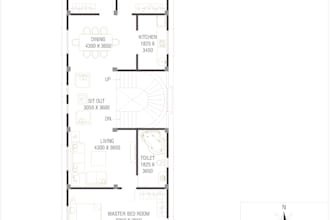draw architectural 2d autocad drawings for you