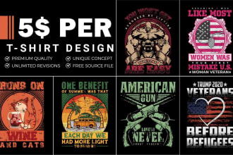 make custom bulk t shirt design for your pod business