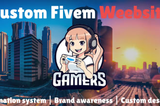 make a custom fivem rp website