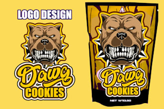 do mylar bag, packaging label and logo design