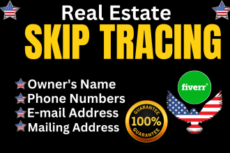 do skip tracing and bulk skip tracing for real estate leads