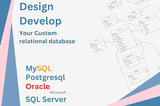 design, create and modify your relational database