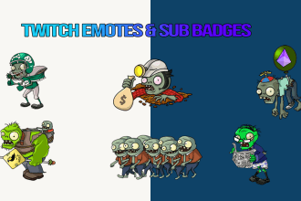 create a great express custom twitch emote, discord and sub badges