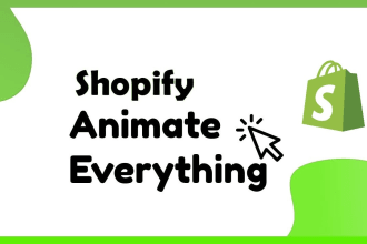 add animations to your shopify store