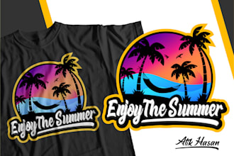do custom typography t shirt design and logo for music and more