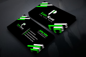 do create a professional unique luxury business card design