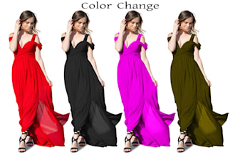 do any product color change, cloth, house color change and color correction