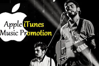 do viral music marketing for apple music promotion or itunes promotion