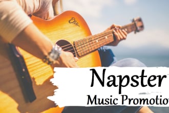do viral napster music or album promotion naturally to grow audience