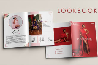 design clickable lookbook,catalogue,sell sheet,line sheet and flyer
