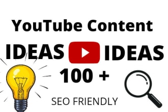 create content ideas for your youtube channel in 24 hours