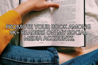 promote your book on my social media accounts