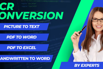 do conversion of picture pdf to any format ocr