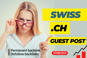 do swiss guest post dofollow backlinks on da50 ch sites