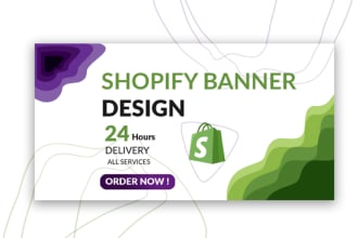 do shopify banner design for dropshipping store