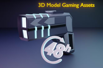 make 3d model gaming assets in blender