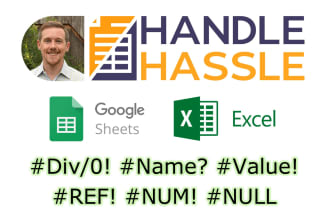 fix and or explain your excel or google spreadsheet