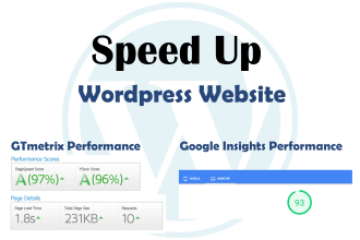 optimize wordpress website load speed and lite weight
