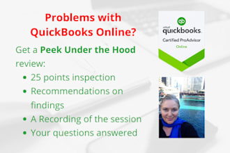 do a diagnostic of your quickbooks online account