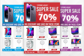 do sales, black friday sale, winter or christmas sales flyer