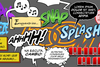 do comic book lettering