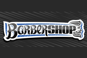 design high quality barber shop logo with satisfaction guarantee