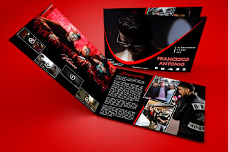 design electronic press kit, media kit, epk, one sheet, speaker kit