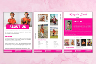 design celebrity, speaker, influencer press kit, media kit, epk