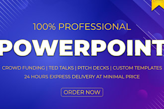 design any kinds of powerpoint presentations and templates