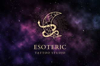 design sacred geometry, spiritual or mystical logo
