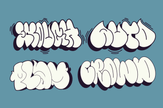 make graffiti throwup or font artwork for your logo or brand