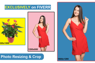 image resizing, crop, or resize 50 images