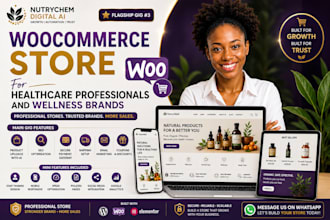 build a high converting woocommerce health site