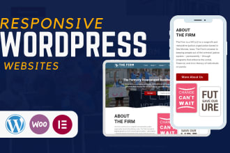 make a fully responsive wordpress website design in 48hrs