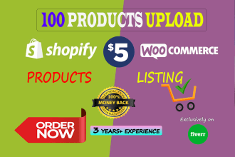 upload or add product in your woocommerce and shopify store