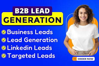 give you b2b lead generation for any targeted industry