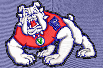 do awesome puff 3d embroidery digitizing in few hours