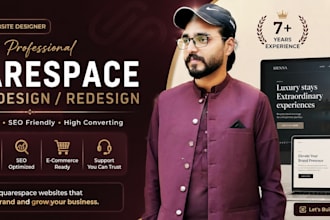create a stunning and professional squarespace website