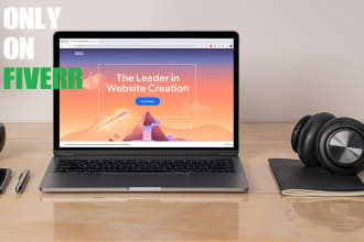 design or redesign a wix website or design wix online store